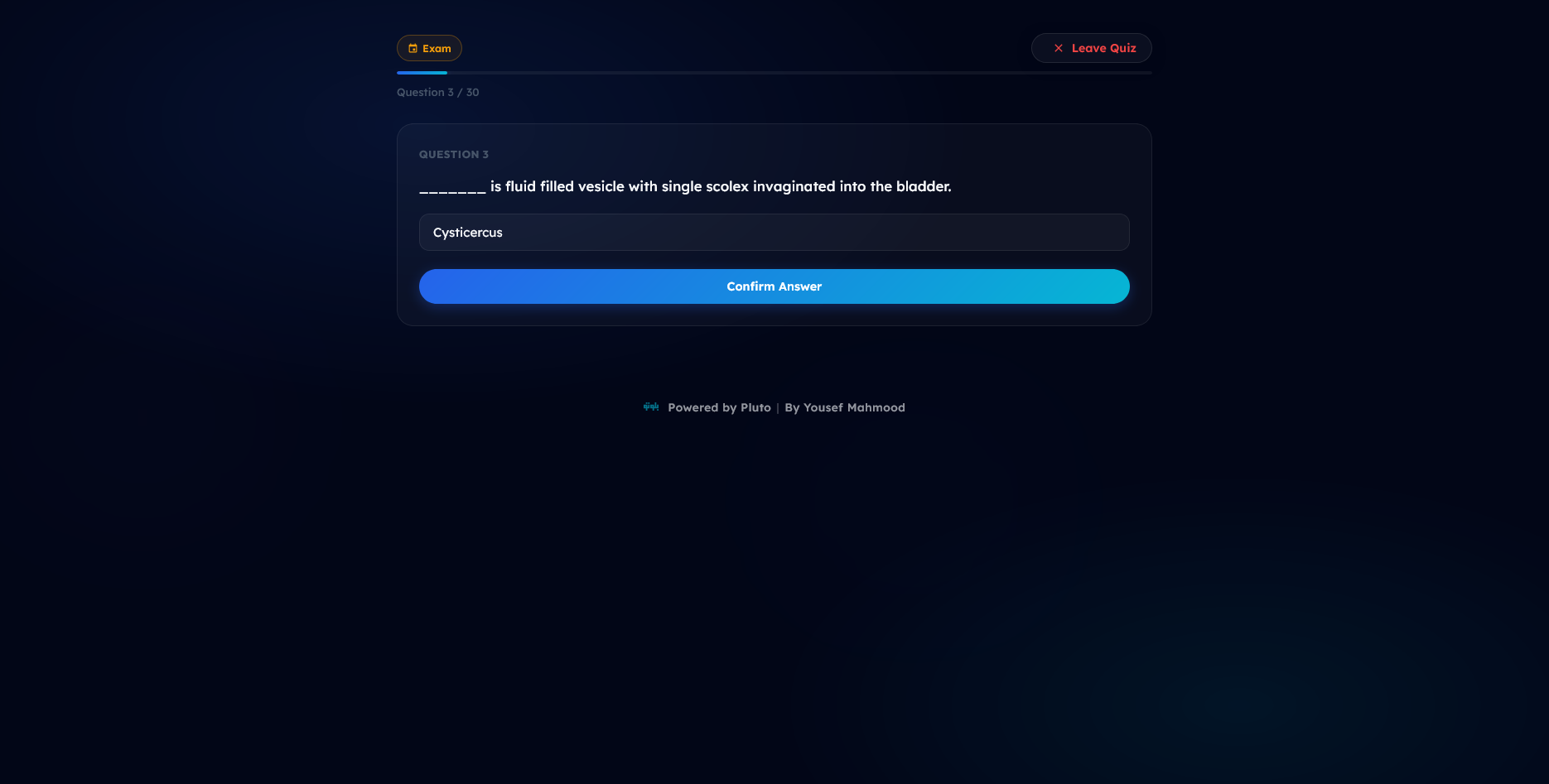 Exam Environment